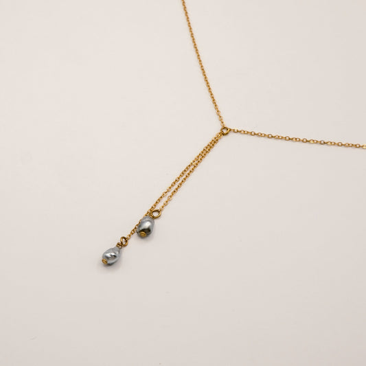   Collier Amora - Doré et argenté  Ma boutique