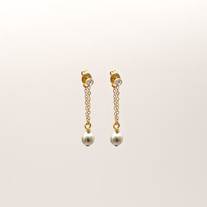   Boucles nacre Kaito - Doré  Ma boutique