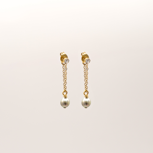   Boucles nacre Kaito - Doré  Ma boutique