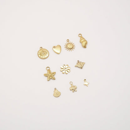 Breloque en acier inoxydable pour bijoux personnnalisé