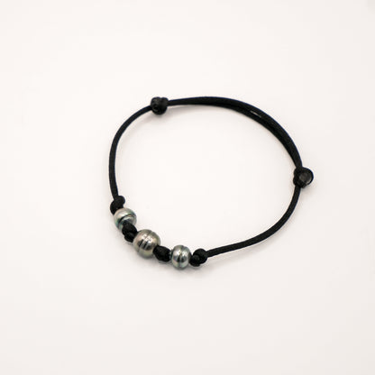   Bracelet cordon 3 perles  Ma boutique