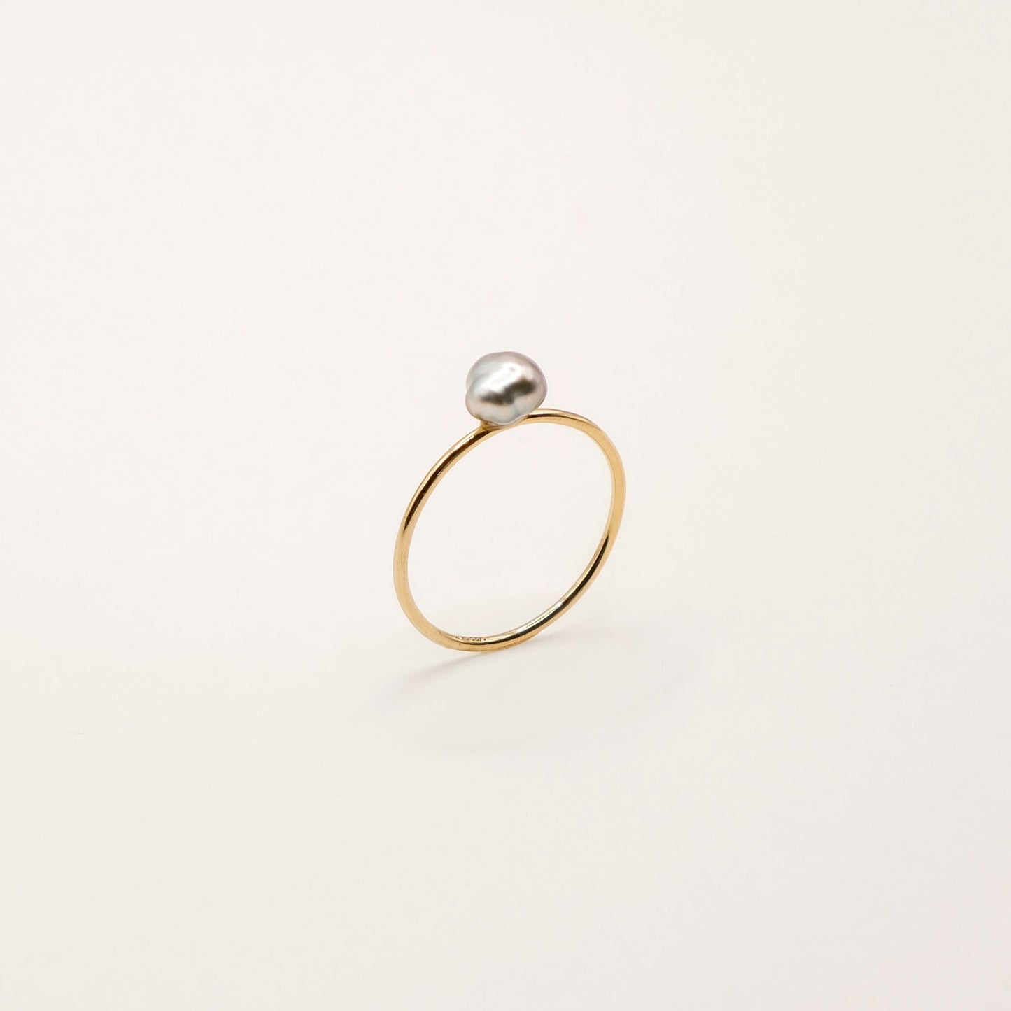   Bague Sea keshi - Goldfilled  Ma boutique